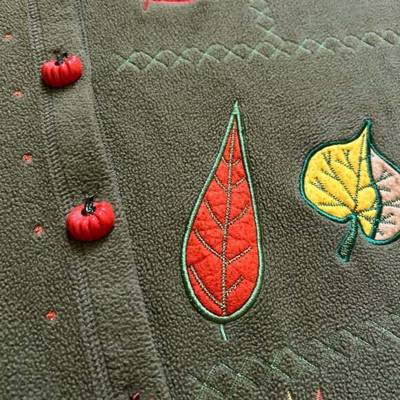 Vintage Fall Autumn Cardigan - Picture 2 of 6